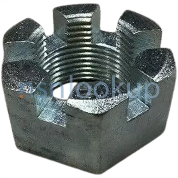 5310-00-682-5822 Hex Castle Nut